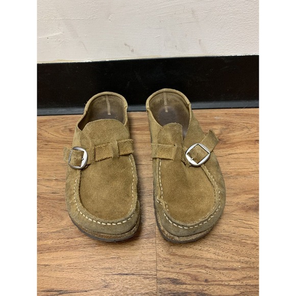 Birkenstock Shoes - BIRKENSTOCK BUCKLEY CLOG WOMEN'S BROWN TEA SUEDE SZ 7 US/ 38